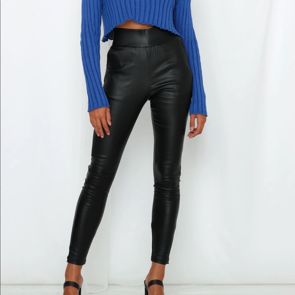 HELLO MOLLY Black Betty Pants Black